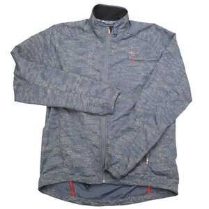Sugoi Jacket Mens Large Gray Full Zip Cycling‎ Windbreaker Softshell Athletic